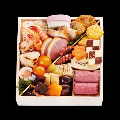 【12/30発送】【大丸・松坂屋厳選おせち　冥利】＜八百彦本店＞和風二段/2人前