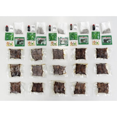 【全4回定期便】　国産うなぎひつまぶし　五食分【炭火・職人手焼き】和食竜むら