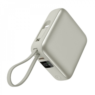 【2025年モデル】モバイルバッテリー 12000mAh 46.2Wh ＜シルバー＞