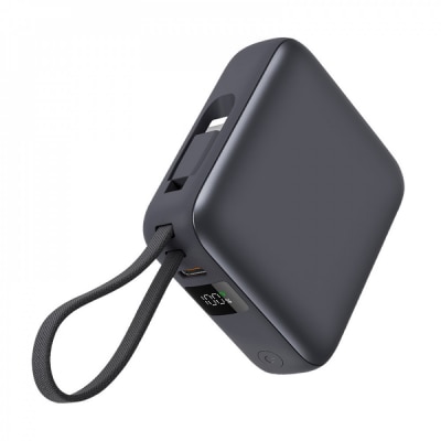 【2025年モデル】モバイルバッテリー 12000mAh 46.2Wh ＜グレー＞