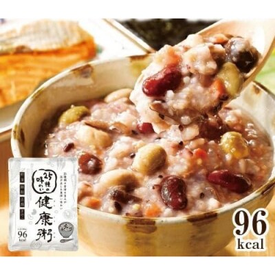 25種の味わい健康粥2種セット　8袋　(塩4袋　かつお昆布4袋)