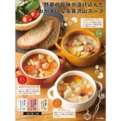 3種のごろっとおかずスープセット　12袋(3種×4袋)　