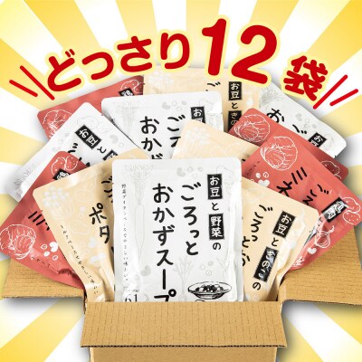 3種のごろっとおかずスープセット　12袋(3種×4袋)　