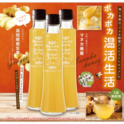 Mother’s　Marketマヌカ蜂蜜入りジンジャーシロップ　200ml×3本