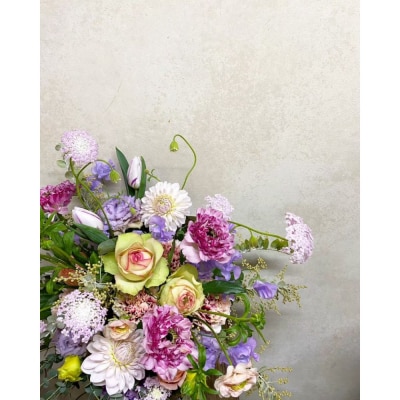 【定期便 3回】季節のお花・おまかせフラワーアレンジ