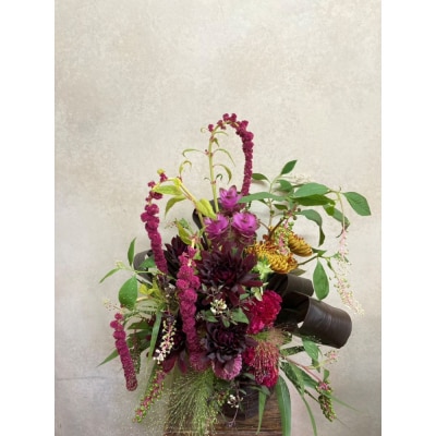 【定期便 6回】季節のお花・おまかせフラワーアレンジ