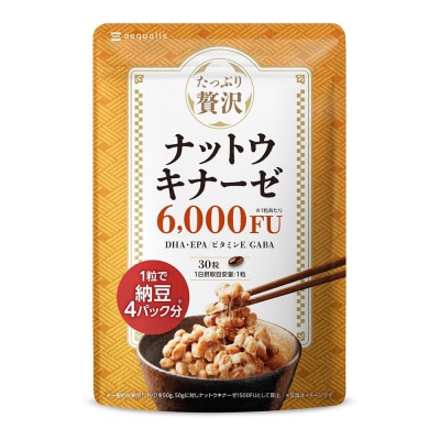 ナットウキナーゼ サプリメント たっぷり贅沢ナットウキナーゼ 1袋