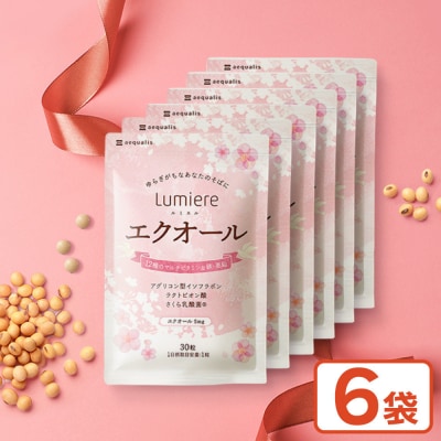エクオール サプリメント ルミエル エクオール 6袋