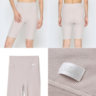 【ベージュ Lサイズ】リファ バイタルテック モイストリブ オーバーパンツ