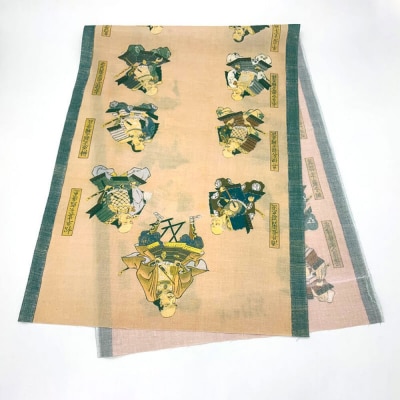 オリジナル【手ぬぐい】掛軸「徳川十六神将図」デザイン/名古屋刀剣博物館