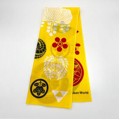 オリジナル【手ぬぐい】「戦国武将の家紋」デザイン/名古屋刀剣博物館