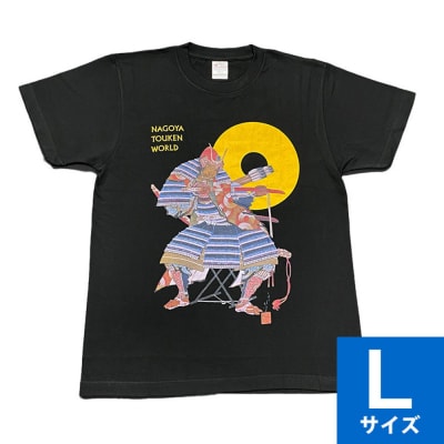 オリジナル【加藤清正Tシャツ】Lサイズ(ブラック)/名古屋刀剣博物館