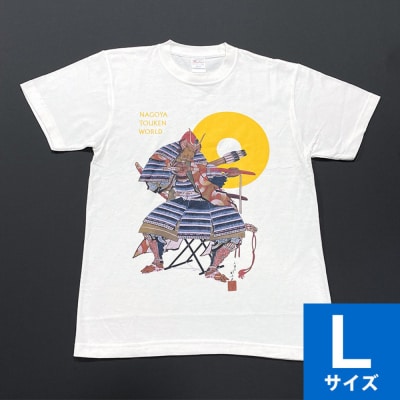 オリジナル【加藤清正Tシャツ】Lサイズ(ホワイト)/名古屋刀剣博物館