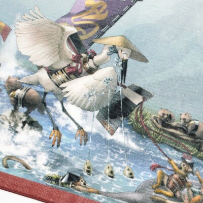 オリジナル【動物合戦絵巻フェイスタオル】第七紙/名古屋刀剣博物館