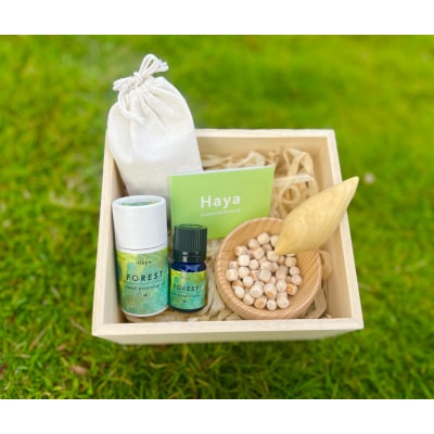 小鳥のディフューザーと森の香りのギフト