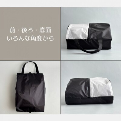 【Lサイズ・白】軽量ナイロン登山靴ケース　　シューズケース　着替えポーチ