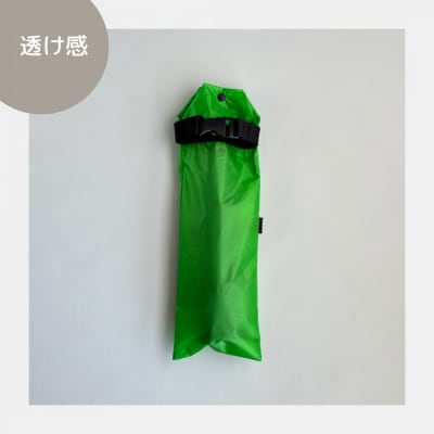 【緑】外付け折りたたみ傘ケース 傘ホルダー　折りたたみ傘カバー