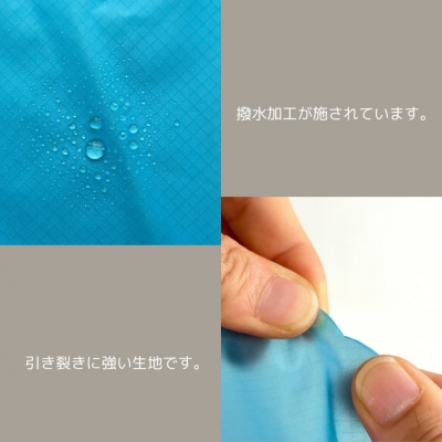【XS 0.5L・水色】　手のひらサイズの軽量ナイロン巾着袋