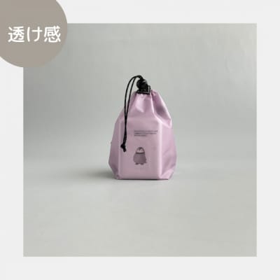 【XS 0.5L・ラベンダー】　手のひらサイズの軽量ナイロン巾着袋