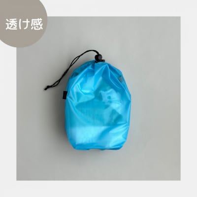 【S 1.5L・水色】　キャンプで大活躍!トイレットペーパーホルダー 小さめナイロン巾着袋