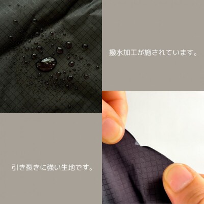 【S 1.5L・黒】　キャンプで大活躍!トイレットペーパーホルダー 小さめナイロン巾着袋