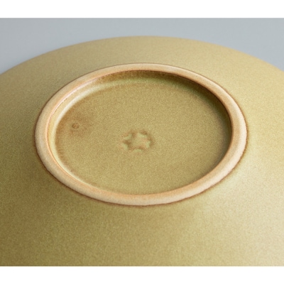 Tableware Shallow Bowl Curveペアセット21cm 鶯