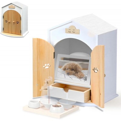 ペット用仏壇 AngelHouse天使のおうち型仏壇　ピュアホワイト