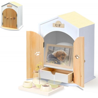 ペット用仏壇 AngelHouse天使のおうち型仏壇　クリームイエロー