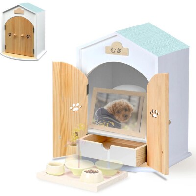 ペット用仏壇 AngelHouse天使のおうち型仏壇　スカイブルー