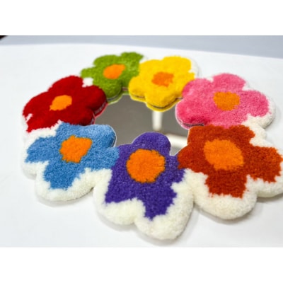 《ミラー 50cm×60cm》タフティング体験【4時間コース】