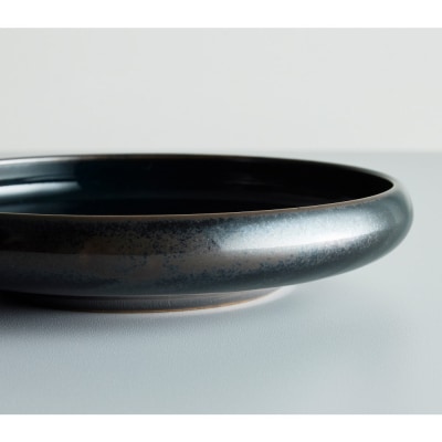 Tableware Shallow Bowl Curveペアセット15cm 藍墨