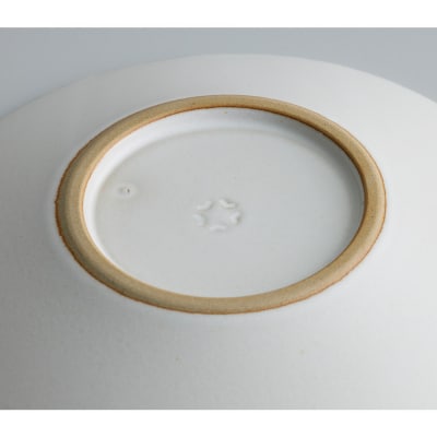 Tableware Shallow Bowl Rimペアセット21cm 乳白