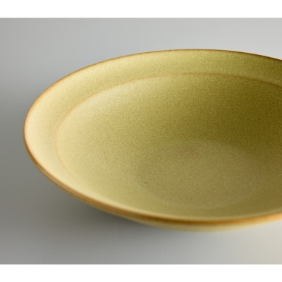 Tableware Shallow Bowl Rimペアセット18cm 鶯