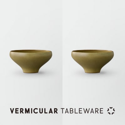 Tableware Deep Bowl Curveペアセット14cm 鶯