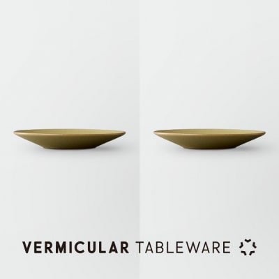 Tableware Flat Plateペアセット18cm 鶯