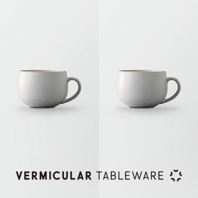 Tableware Coffee Cupペアセット 乳白