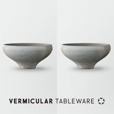 Tableware Deep Bowl Curveペアセット18cm 霞