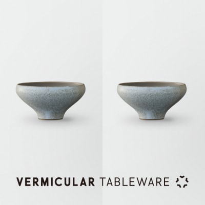 Tableware Deep Bowl Curveペアセット14cm 霞
