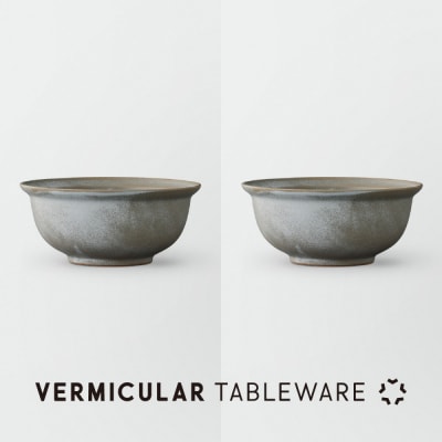 Tableware Deep Bowl Rimペアセット17cm 霞