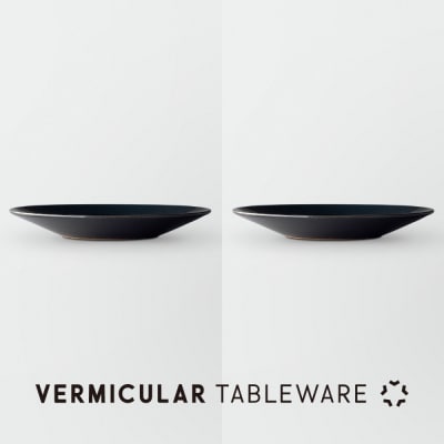 Tableware Flat Plateペアセット21cm 藍墨