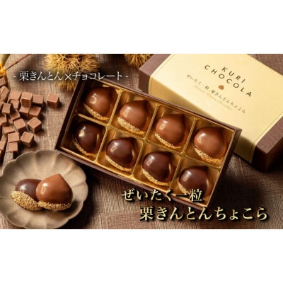 栗りん 【11月上旬から順次発送】まるで栗のような贅沢チョコ「 ぜいたく一粒 栗きんとんちょこら 」