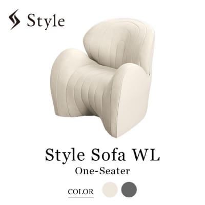 【アイボリー】Style Sofa WL(One-Seater)