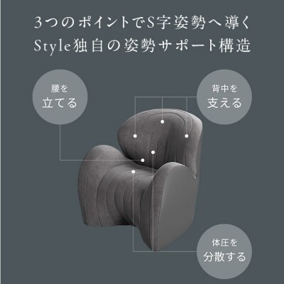 【チャコールグレー】Style Sofa WL(One-Seater)