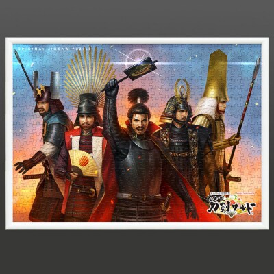 オリジナル【戦国武将ジクソーパズル】戦国の雄　500ピース/名古屋刀剣博物館