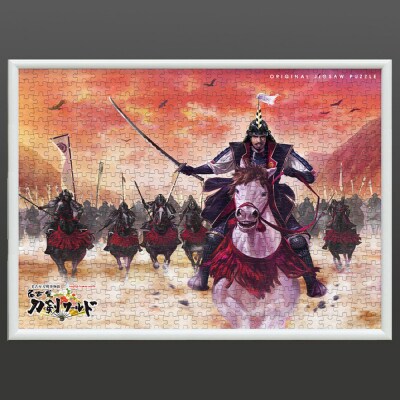 オリジナル【戦国武将ジクソーパズル】天下布武-織田信長- 500ピース/名古屋刀剣博物館