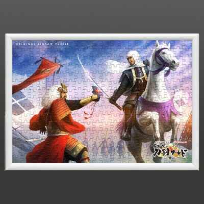 オリジナル【戦国武将ジクソーパズル】龍虎激突-上杉・武田- 300ピース/名古屋刀剣博物館