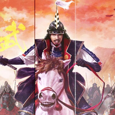 オリジナル【戦国武将6曲ミニ屏風】天下布武-織田信長-/名古屋刀剣博物館