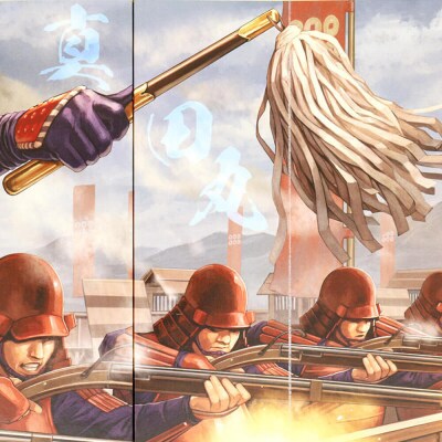 オリジナル【戦国武将6曲ミニ屏風】真田丸-真田幸村-/名古屋刀剣博物館