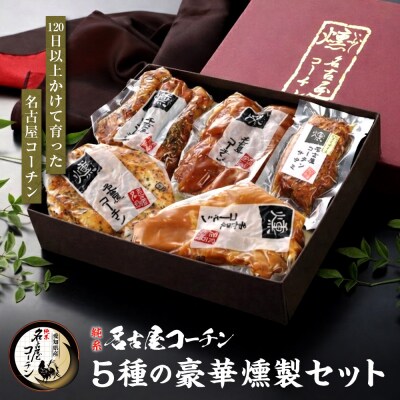 純系名古屋コーチン　5種の豪華燻製セット