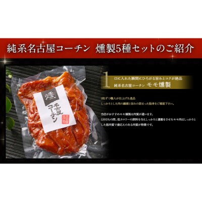 純系名古屋コーチン　5種の豪華燻製セット